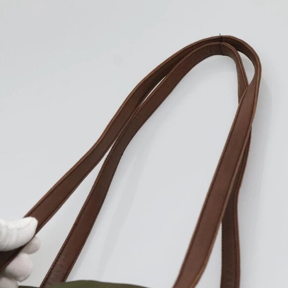 PRADA Tote Bag nylon metal Yellow Gold Auth bs28696 - Picture 9 of 16